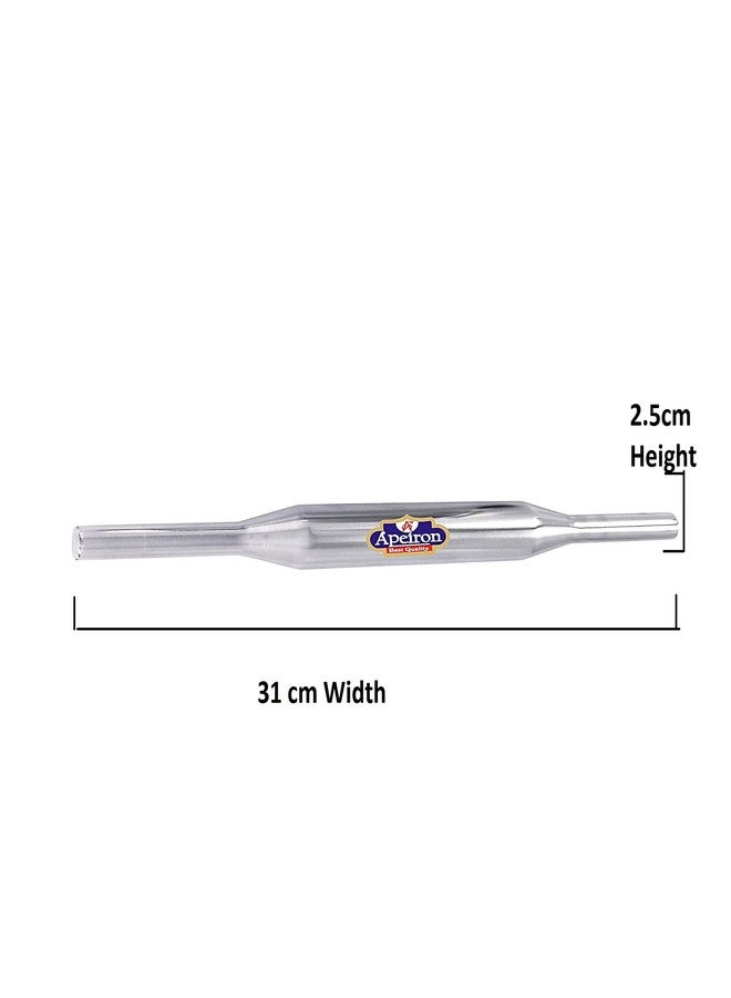 Apeiron Stainless Steel Chapati Rolling Board Or Chakla & Belan Or Rolling Pin with Silver Colour Set of 1 Pieces of Both Items in One Packet - Image 4